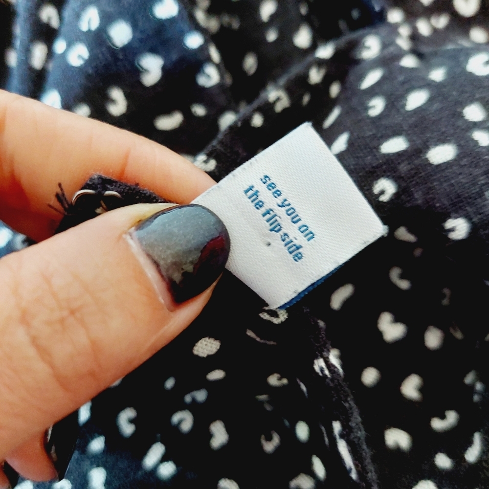 Old Navy | Linen Halter Mini Dress Neutral Leopard Print Keyhole P661 - Picture 8 of 10